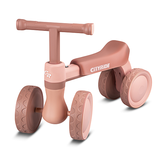 Беговел CITYRIDE, рама пластик, колеса пластик, музыка Шаинского, свет, розовый, в/к в Джамбо Тойз #2