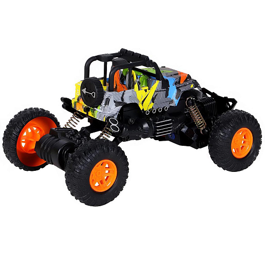 AUTODRIVE 1:18 Р/У Краулер, 4 канала, свет, принт граффити, в/к 29*14,7*17,5см в Джамбо Тойз #5