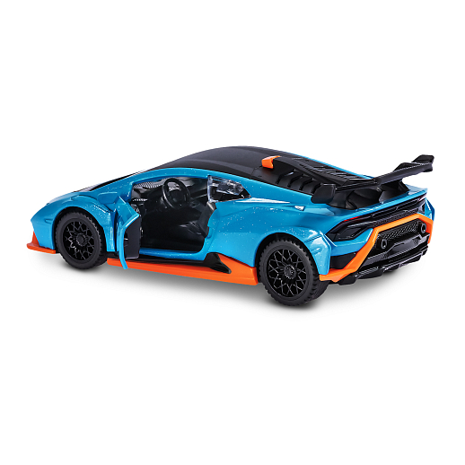 ТМ "Автопанорама" Машинка металл. 1:40 Lamborghini STO, голубой, инерция, откр. двери, в/к 17,5*12,5*6,5 см в Джамбо Тойз #6