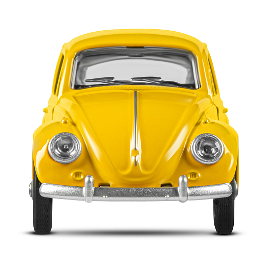 ТМ "Автопанорама" Машинка металлическая 1:36 Volkswagen Classical  Beetle 1967, желтая, откр. двери, инерция, в/к 17,5*12,5*6,5 см в Джамбо Тойз #9