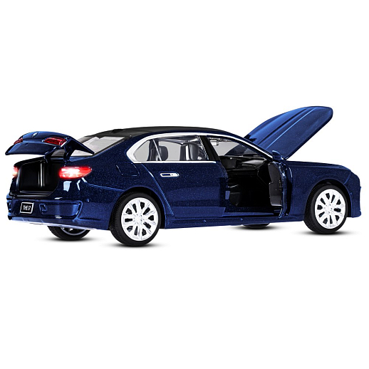 ТМ "Автопанорама" Машинка металлическая, 1:24 BMW I7, голубой, откр. двери и капот, свет, звук, свободный ход колес, в/к 25,3*13,7*5.5 см в Джамбо Тойз #5