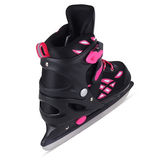 Детские раздвижные ледовые коньки, текстильный мысок, лезвие нержавеющая сталь, размер M (34-38) в н/сумке в Джамбо Тойз #5