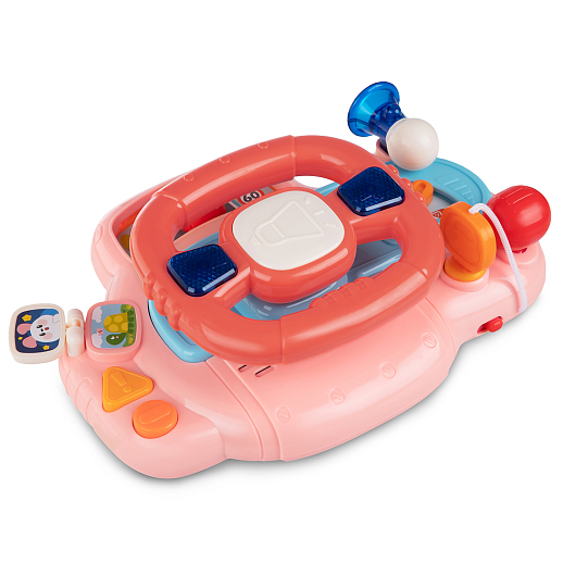 ТМ "Smart Baby" Руль музыкальный, мелодии Шаинского, свет, звук, русский язык, в/к 23,5х10х18 см в Джамбо Тойз #16