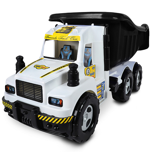 ТМ "Компания друзей" Самосвал черно-белый, в коробке 28х24,5х60 см в Джамбо Тойз