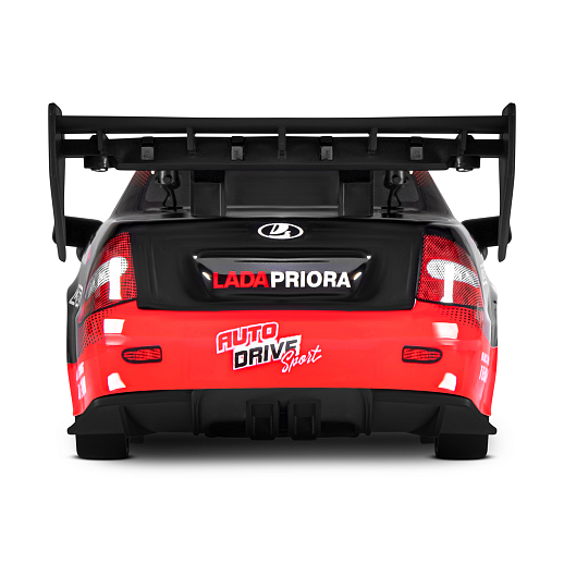 AUTODRIVE Р/У Машина для дрифта LADA Priora,1:24,2.4GHz,4WD,свет,с аккум, цвет черный, в/к 28*8*22,5см в Джамбо Тойз #6