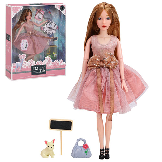 Кукла "Принцесса" с шарнирными руками и ногами, в комплекте домашний питомец, аксессуары, в/к 28х6,5х32,5 см в Джамбо Тойз