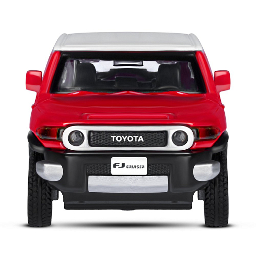 ТМ "Автопанорама" Машинка металлическая 1:43 Toyota FJ Cruiser, красный, откр. двери, инерция, в/к 17,5*12,5*6,5 см в Джамбо Тойз #9