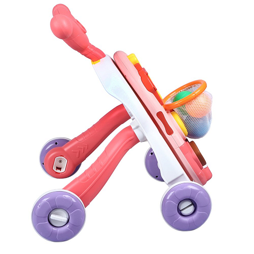 Ходунки, игровой центр, свет, звук, цвет розовый, в/к 38х11х34,5 см в Джамбо Тойз #7