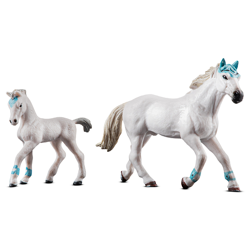 ТМ "DARWIN" Набор коллекционных фигурок "Американский квортерхорс и жеребенок" в/п в Джамбо Тойз