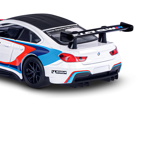 ТМ "Автопанорама" Машинка металлическая 1:44 BMW M6, белый, откр. двери, инерция, в/к 16*7,5*5 см в Джамбо Тойз #3