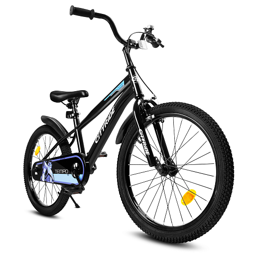 Велосипед двухколесный CITYRIDE, модель CR-B2-07J, колеса 20", рама сталь, обода сталь, цвет чёрный в Джамбо Тойз #10