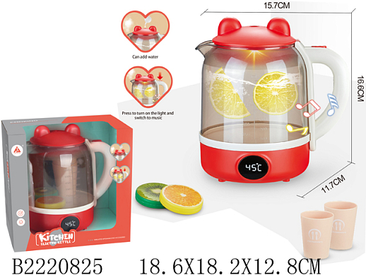 Бытовая техника "Чайник", красный, со свет.и звук.эффект., в/к в Джамбо Тойз #2