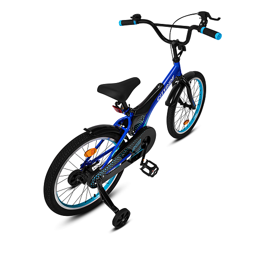 Детский велосипед "Cityride REVO" -рама сталь, кожух цепи 100%, диски алюм. 20, втулки сталь, покрышки 2,125, страх. колеса, руль сталь. штем сталь, задние ножные тормоза, передний V-brake , звоночек, крылья пластик, отражатели пер/зад на спицах. в Джамбо Тойз #3