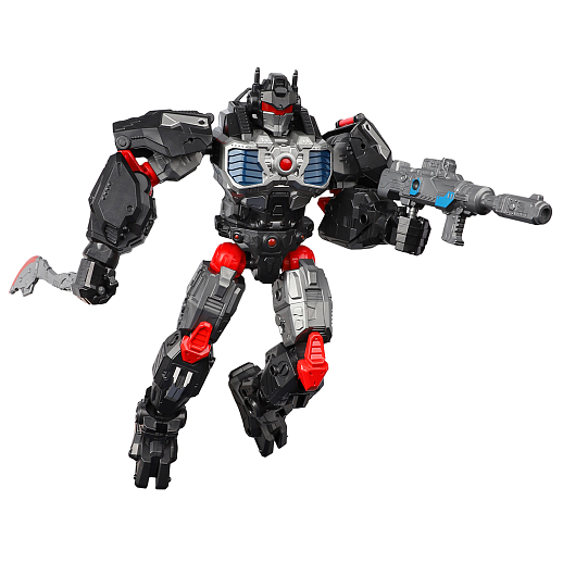 Робот-трансформер с оружием, трансформация в гориллу, цвет темно-серебристый, в/к 20*9*26см в Джамбо Тойз #8