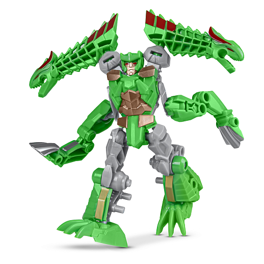 Набор из 5шт. трансформеров DIY(сборные модели), отдельн.робот трансформируется в динозавра, 5шт. собираются в одного больш.робота,в бел.кор. в Джамбо Тойз #16