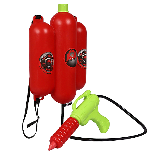 Водяной пистолет-рюкзак, красный, пистолет жёлтый, 44*33*9 в/п в Джамбо Тойз #4