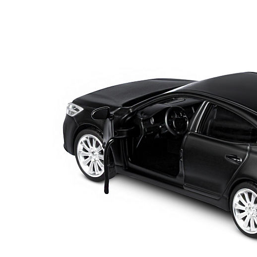 ТМ "Автопанорама" Машинка металлическая 1:41 KIA K7, черный, откр. двери, инерция, 17,5*12,5*6,5 см в Джамбо Тойз #11