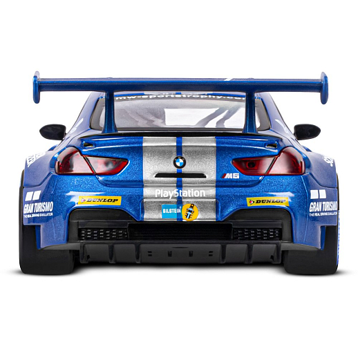 ТМ "Автопанорама" Машинка металлическая, 1:24, BMW M6 GT3, синий, откр. двери и капот, свет, звук, свободный ход колес, в/к 24,5 х 12,5 х 10,5 см в Джамбо Тойз #12