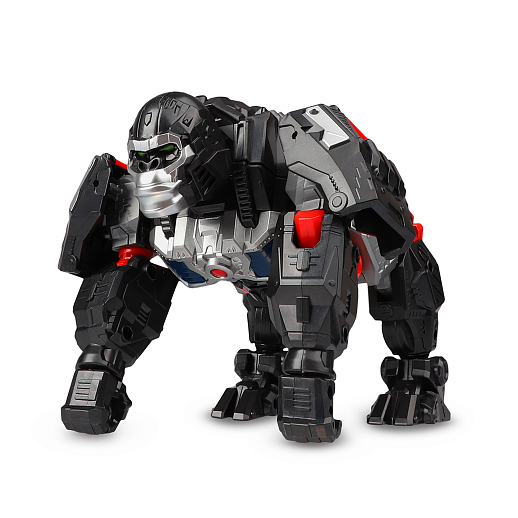 Робот-трансформер с оружием, трансформация в гориллу, цвет темно-серебристый, в/к 20*9*26см в Джамбо Тойз #11