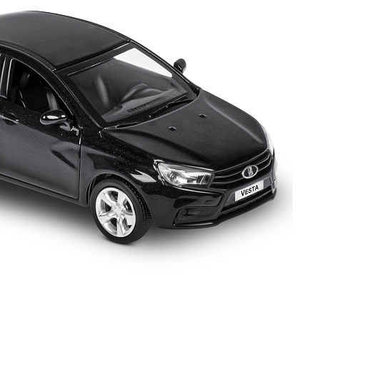 ТМ "Автопанорама" Машинка металлическая 1:43, LADA VESTA черная, откр. 2 двери., инерция в Джамбо Тойз #15