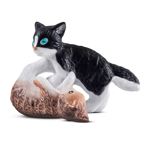 ТМ "DARWIN, Коллекционная фигурка "Игривые котята" коричнвый/черный, в/п  4х3,5х3 см в Джамбо Тойз