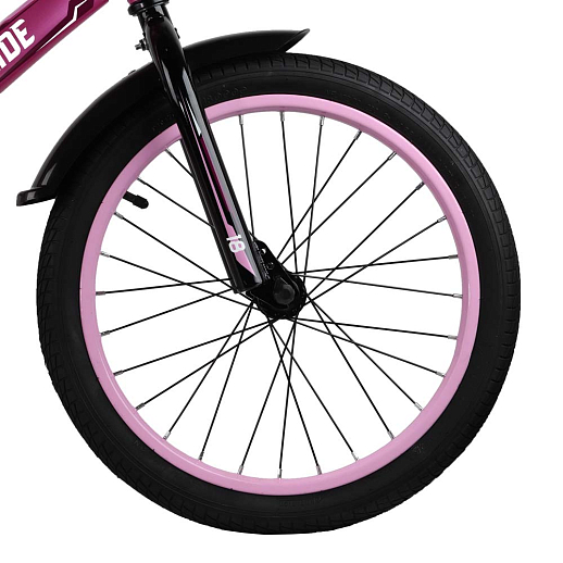 Детский велосипед City-Ride Spark , рама сталь , диск 18 сталь , крылья пластик, страх.колеса, цвет Розовый в Джамбо Тойз #4