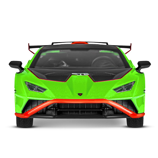 ТМ "Автопанорама" Машинка металлическая, 1:32 Lamborghini STO, зеленый, принт, откр. двери и багажник, свет, звук, инерция, в/к 17,5*12,5*6,5 см в Джамбо Тойз #13