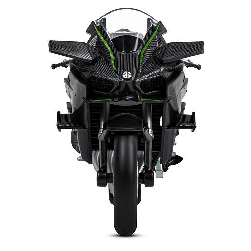 ТМ "Автопанорама" Мотоцикл металл. 1:12 KAWASAKI Ninja H2R, черный, свободный ход колес, в/к 7,1 х 11,7 х 20,6 см  в Джамбо Тойз #6