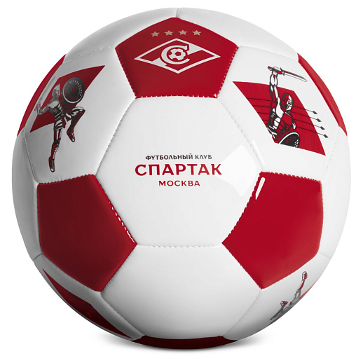 Мяч "ФК Спартак", материал PU, размер 5, диаметр 22 см в/п в Джамбо Тойз #4