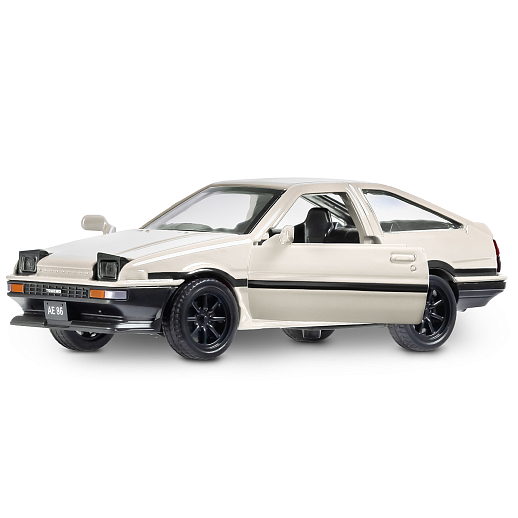 ТМ "Автопанорама" Машинка металл. 1:37 Toyota AE86, белый, инерция, откр. двери, в/к 17,5*12,5*6,5 см в Джамбо Тойз #12