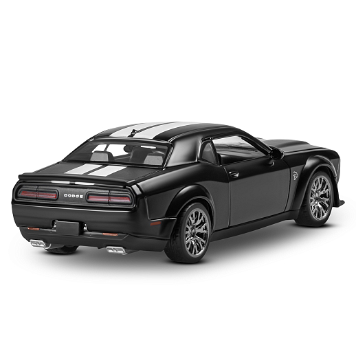 ТМ "Автопанорама" Машинка металлическая 1:36 2022 Dodge challenger SRT Jailbreak, черный, тюнинг, откр. двери, свободный ход колес, в/к 23,5*10*4 см в Джамбо Тойз #3
