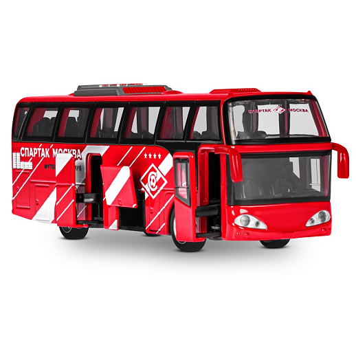 Металлический автобус ФК Спартак, 25*9*7 см, в/к в Джамбо Тойз #2