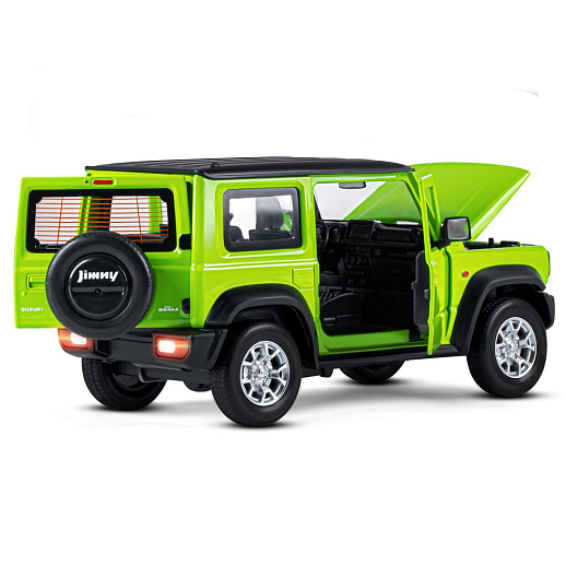 ТМ "Автопанорама" Машинка металлическая, 1:18, Suzuki Jimny, зеленый, открываются двери, капот и багажник, свободный ход колес, световые и звуковые эффекты, в/к 24,5х12,5х10,5 см в Джамбо Тойз #17
