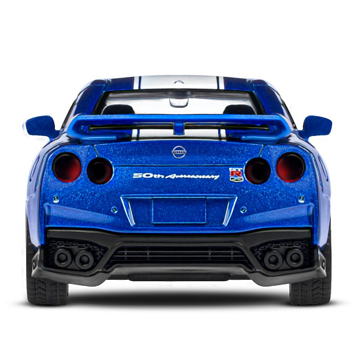 ТМ "Автопанорама" Машинка металлическая 1:42 Nissan GT-R (R35), синий, откр. двери, инерция, в/к 17,5*12,5*6,5 см в Джамбо Тойз #10