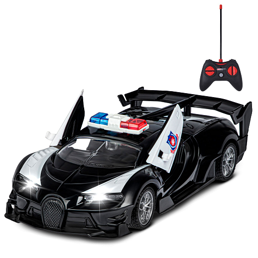 AUTODRIVE 1:24 Р/У машинка,5 каналов,двери откр. с пульта, свет, цвет черный,в/к 28х6,5х12см в Джамбо Тойз #11