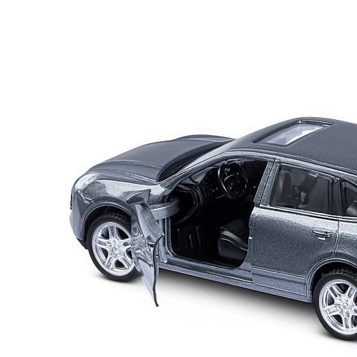ТМ "Автопанорама" Машинка металлическая 1:43 Porsche Cayenne S, серый перламутр, откр. двери, инерция, в/к 17,5*12,5*6,5 см в Джамбо Тойз #11