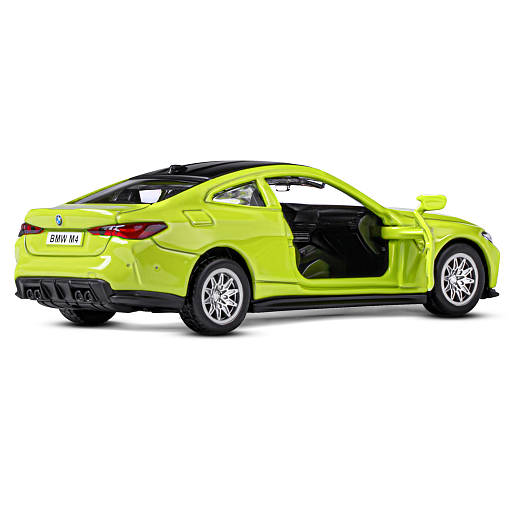 ТМ "Автопанорама" Машинка металлическая 1:42 BMW M4 (G82), желтый, инерция, откр. двери, в/к 17,5*12,5*6,5 см в Джамбо Тойз #14