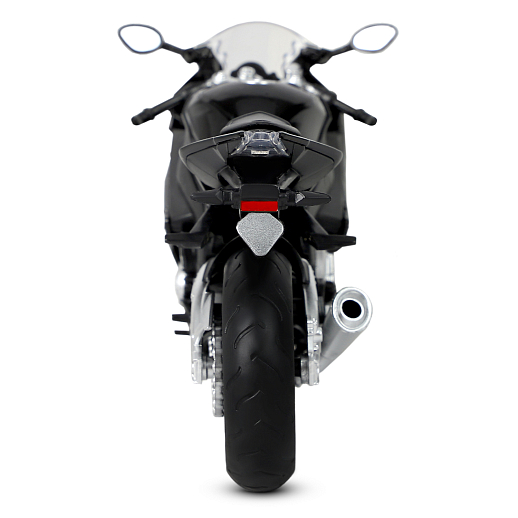 ТМ "Автопанорама" Мотоцикл металл. 1:12 BMW S1000R, черный, свободный ход колес, в/к 7,1*11,7*20,6 см в Джамбо Тойз #4