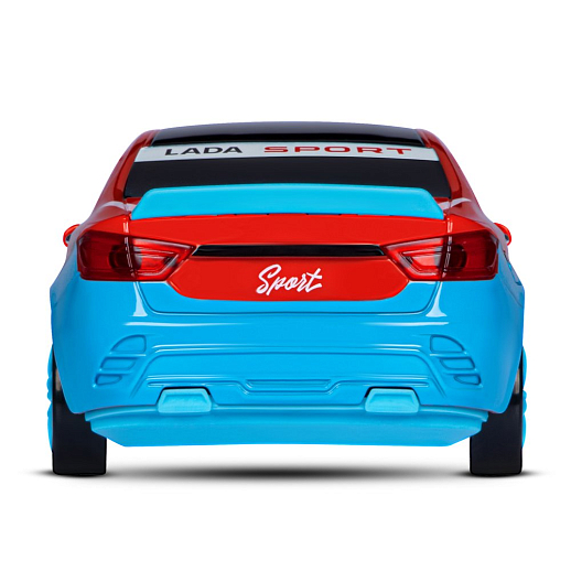 AUTODRIVE Р/У Машина для дрифта LADA Vesta,М1:24,2.4GHz,4WD,свет фар,4 доп.колеса,конусы,с аккум.,цв. красный,в/к 20,5*13*12см в Джамбо Тойз #9