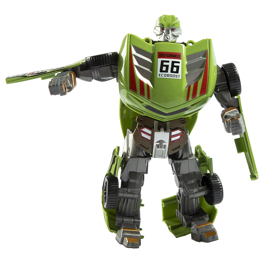 Робот-трансформер, трансформируется в машинку, цвет зеленый, в/к 20*18,5*7,5 см в Джамбо Тойз #5