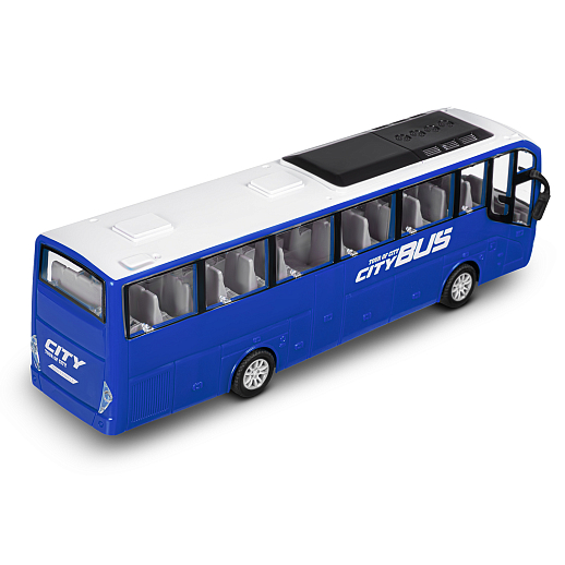 Р/У автобус,  с аккум., цвет синий, в/к 36*14,5*10см в Джамбо Тойз #8