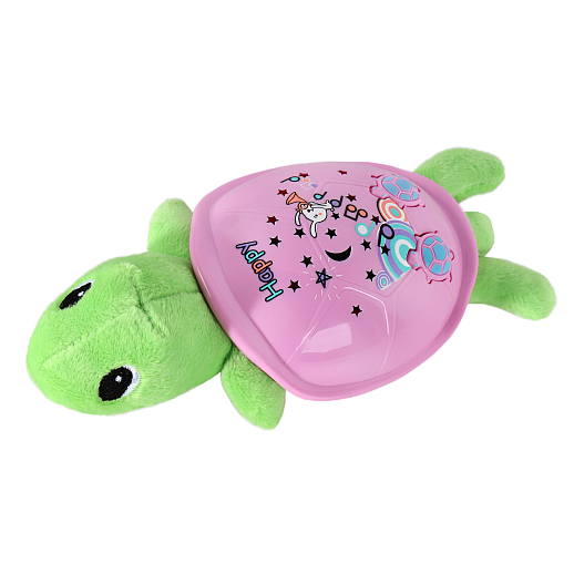 Детский проектор-ночник "Черепаха" на батарейках, свет, звук, в/к 12*6,8*21 см в Джамбо Тойз