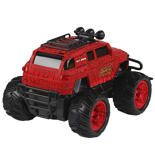 AUTODRIVE Р/У Монстр-трак 2WD,1:20,27МГц,4 канала,с аккум. и бат.д/пульта,цв. красный,в/к 28.5*14.5*15,5см в Джамбо Тойз #4