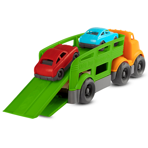 ТМ "Компания Друзей" трейлер оранжево-зеленый, в коробке  32,5х15,5х11,5 см в Джамбо Тойз #7