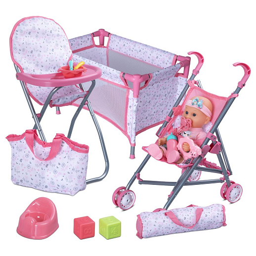Игровой набор "Пупс с аксессуарами", в/к 63,5*10,5*32 см в Джамбо Тойз #2