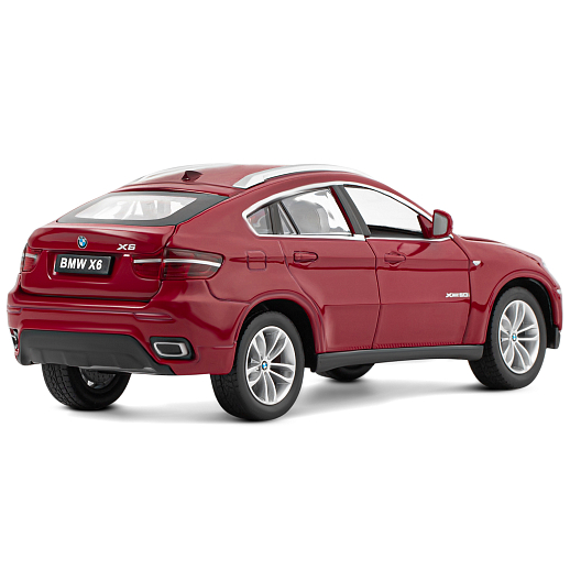 ТМ "Автопанорама" Машинка металлическая 1:26 BMW X6, бордовый, откр. двери, капот и багажник, свободный ход колес, в/к 24,5*12,5*10,5 см в Джамбо Тойз #11