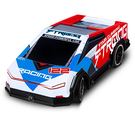 Р/у машина с 3D подсветкой корпуса, 4 канала, цвет синий/белый/красн., в/к 30*13*13,5см в Джамбо Тойз #5