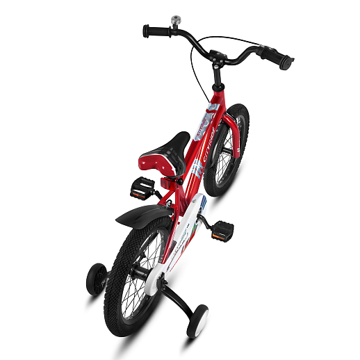 Велосипед CITYRIDE 16", модель CR-B2-07F41, рама сталь, обода алюминий, ножной тормоз, балансирные колёса, цвет красный хамелеон в Джамбо Тойз #2