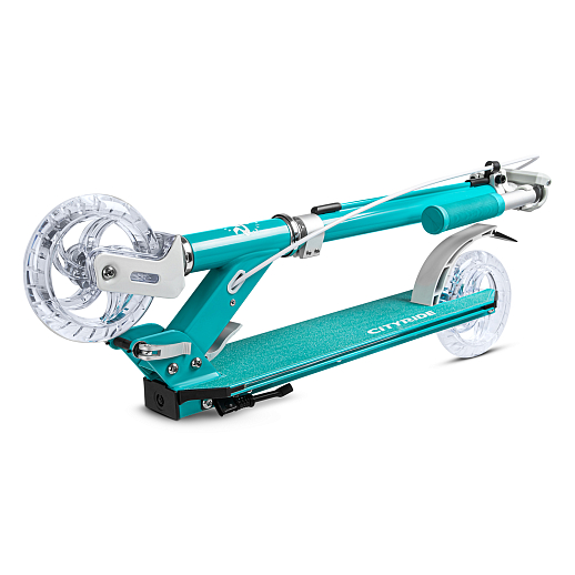 Самокат 2хколесный Материал：алюминиевый сплав.Ручка：TPR , ручной тормоз                        Колеса：145X30mm PU Подшипники：ABEC-7                                                           Размер деки ：50x12cm   Цвет: зеленый в Джамбо Тойз #4