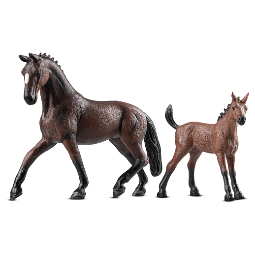 ТМ "DARWIN" Набор коллекционных фигурок "Ганноверская лошадь и жеребенок" в/п в Джамбо Тойз